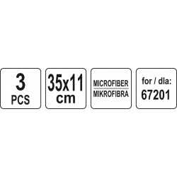 Mikrofibra do myjki parowej 67201- 3 szt 67204 LUND
