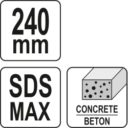 Dłuto do wyrównywania betonu 60mm YT-47348 YATO