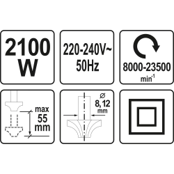 FREZARKA 2100W YT-82380 YATO