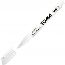 Marker olejowy wodoodporny biały 1,5mm TOMA TO-441/B