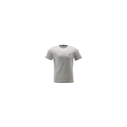 T-SHIRT BASIC SZARY MELANŻ M