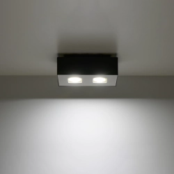 Plafon MONO 2 czarny SL.0071 Sollux Lighting