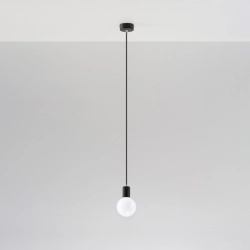 Lampa wisząca EDISON czarna SL.0152 Sollux Lighting