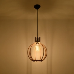 Lampa wisząca ARANCIA naturalne drewno SL.0391 Sollux Lighting