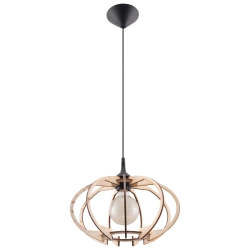 Lampa wisząca MANDELINO naturalne drewno SL.0392 Sollux Lighting