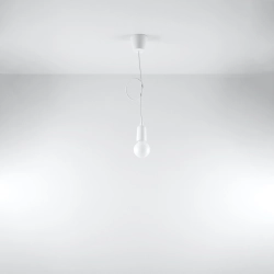 Lampa wisząca DIEGO 1 biała SL.0569 Sollux Lighting