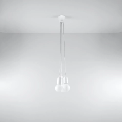 Lampa wisząca DIEGO 3 biała SL.0570 Sollux Lighting