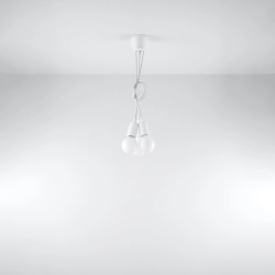 Lampa wisząca DIEGO 3 biała SL.0570 Sollux Lighting