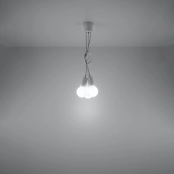 Lampa wisząca DIEGO 3 biała SL.0570 Sollux Lighting