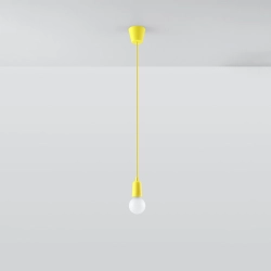 Lampa wisząca DIEGO 1 żółta SL.0578 Sollux Lighting