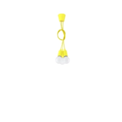 Lampa wisząca DIEGO 3 żółta SL.0579 Sollux Lighting