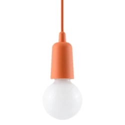 Lampa wisząca DIEGO 1 pomarańczowy SL.0584 Sollux Lighting