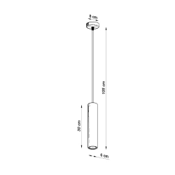 Lampa wisząca LINO 1 SL.0636 Sollux Lighting