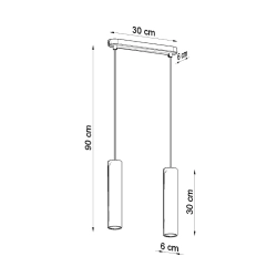 Lampa wisząca LINO 2 SL.0637 Sollux Lighting