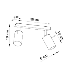 Plafon RING 2 chrom SL.0728 Sollux Lighting