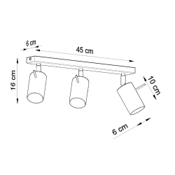 Plafon RING 3 chrom SL.0729 Sollux Lighting