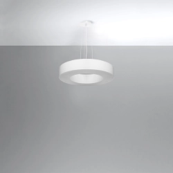 Żyrandol SATURNO SLIM 50 biały SL.0749 Sollux Lighting