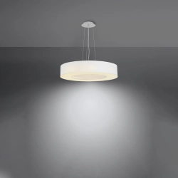 Żyrandol SATURNO SLIM 50 biały SL.0749 Sollux Lighting