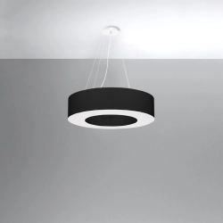 Żyrandol SATURNO 70 czarny SL.0752 Sollux Lighting