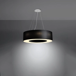 Żyrandol SATURNO 70 czarny SL.0752 Sollux Lighting