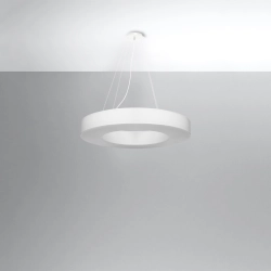 Żyrandol SATURNO SLIM 70 biały SL.0753 Sollux Lighting