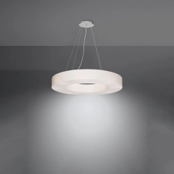 Żyrandol SATURNO SLIM 70 biały SL.0753 Sollux Lighting