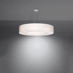 Żyrandol SATURNO 90 biały SL.0795 Sollux Lighting