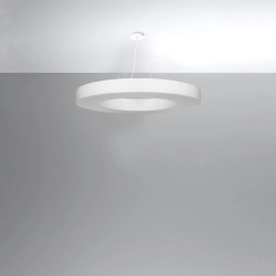 Żyrandol SATURNO SLIM 90 biały SL.0797 Sollux Lighting