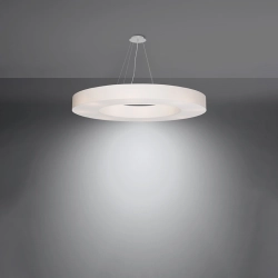 Żyrandol SATURNO SLIM 90 biały SL.0797 Sollux Lighting