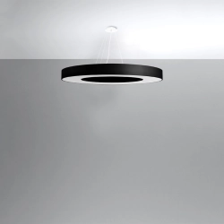 Żyrandol SATURNO SLIM 90 czarny SL.0798 Sollux Lighting