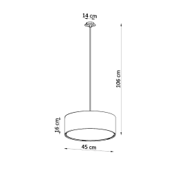 Żyrandol ROLLO 45 SL.0830 Sollux Lighting