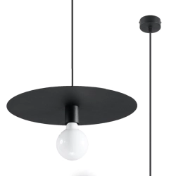 Lampa wisząca FLAVIO czarna SL.0853 Sollux Lighting