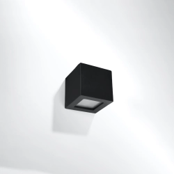 Kinkiet ceramiczny LEO czarny SL.0872 Sollux Lighting