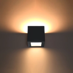 Kinkiet ceramiczny LEO czarny SL.0872 Sollux Lighting