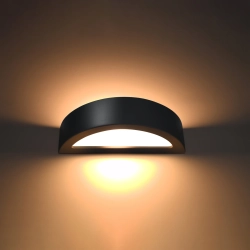Kinkiet ceramiczny ATENA czarny SL.0874 Sollux Lighting