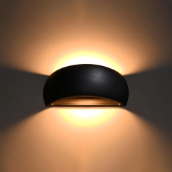 Kinkiet ceramiczny PONTIUS czarny SL.0876 Sollux Lighting