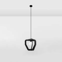 Lampa wisząca TRES czarna SL.0930 Sollux Lighting