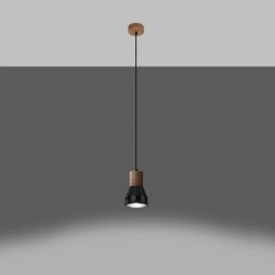 Lampa wisząca QUBIC czarna SL.0963 Sollux Lighting