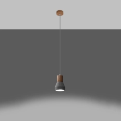 Lampa wisząca QUBIC szara SL.0964 Sollux Lighting