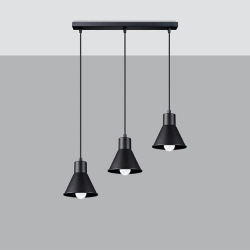 Lampa wisząca TALEJA 3 czarna [E27] SL.0986 Sollux Lighting