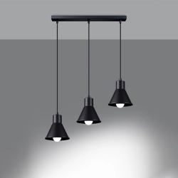 Lampa wisząca TALEJA 3 czarna [E27] SL.0986 Sollux Lighting