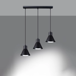 Lampa wisząca TAZILA 3 czarna [ES111] SL.0990 Sollux Lighting