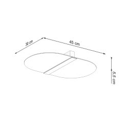 Plafon SALIA SL.1005 Sollux Lighting