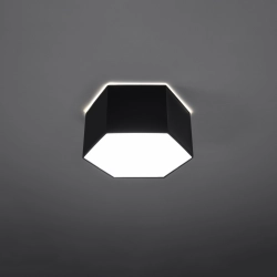 Plafon SUNDE 15 czarny SL.1061 Sollux Lighting