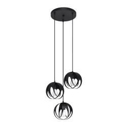 Lampa wisząca TULOS 3P czarna SL.1088 Sollux Lighting