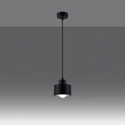 Lampa wisząca SAVAR 1 czarna SL.1132 Sollux Lighting