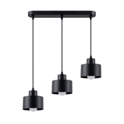 Lampa wisząca SAVAR 3 czarna SL.1133 Sollux Lighting