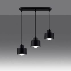 Lampa wisząca SAVAR 3 czarna SL.1133 Sollux Lighting