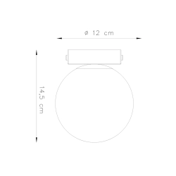 Plafon YOLI 1 biały SL.1146 Sollux Lighting