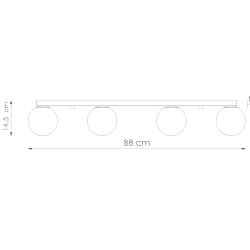 Plafon YOLI 4 biały SL.1149 Sollux Lighting